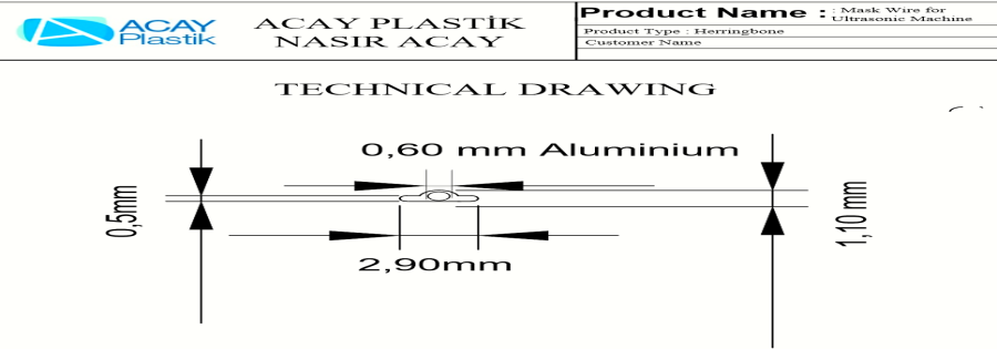 Maske Teli Teknik Çizim