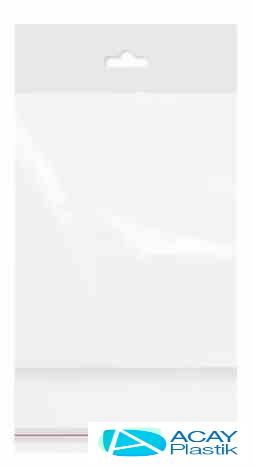 Askılı (Meksika Şapka) Bantlı Şeffaf Opp Torba 13x16+9 cm - 500 Adet
