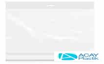 Askılı (Meksika Şapka) Bantlı Şeffaf Opp Torba 22x31+9 cm - 500 Adet